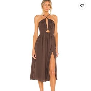 Adalia dress in brown